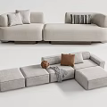 Modern Edra Combination Sofa 3d model