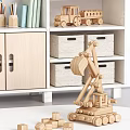 White Wooden Entryway Side Cabinet Storage Organizer With Kids Toys Books And Bins