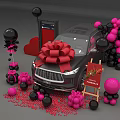Car Delivery Ceremony Meichen 3d model