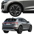 Audi SUV Car Front And Rear View Exterior Design