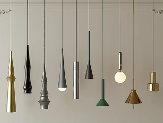 Modern Minimalist Chandelier Metal Chandelier Small Chandelier 3d model