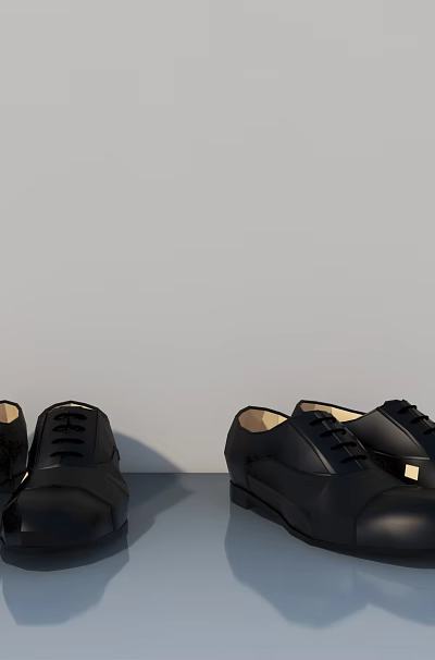 Modern Swing Door With Wooden Frame And Glass Panel For Interior Use 3d model