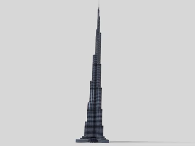 Mall Building Asia's Tall Building Dubai's Tall Building 3d model