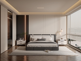 Modern Bedroom 3d model