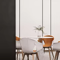 Modern Conference Room Interior With Curved Walls Meeting Table And Ergonomic Chairs