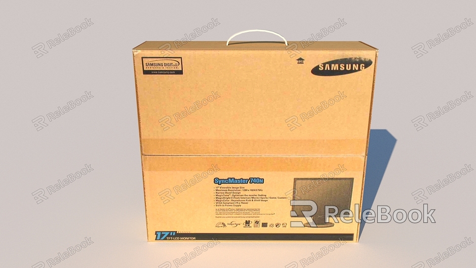 Computer packing box model