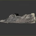Realistic Terrain Model With Mountain Ranges Green Areas And Natural Landscape Features
