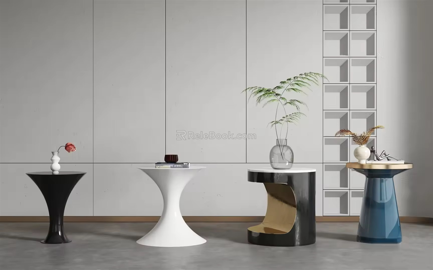 Modern combination of several sides and several sides 3d model
