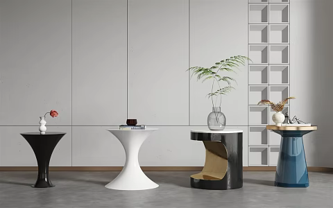 Modern combination of several sides and several sides 3d model