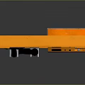 Orange H.E.V. Charger Panel With Ready Display And Charging Hose