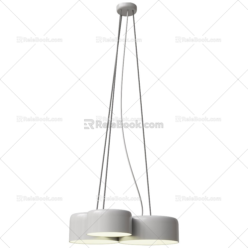 sp modern chandelier 18w 3d model