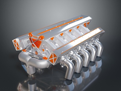 Engine Racing Engine Racing Engine Car Engine Car Engine Modern Vehicle 3d model