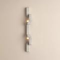 Modern Curved Gray Concrete Wall Lamps With Beige Wall Lighting Design