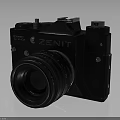 Vintage ZENIT TTL Camera Retro Analog Electronic Device With Lens And Classic Design