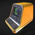 Modern old computer terminal 3d model