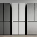 Sleek Modern Refrigerators In Black White Silver For Home Kitchen Appliances