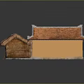 Detached Villa With Orange Tiled Roof And Yellow Exterior Walls Design