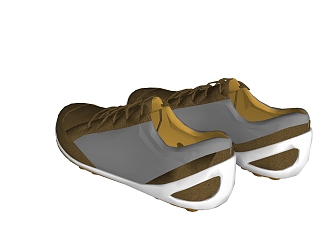 Modern Shoes Kids Shoes sneaker 3d model