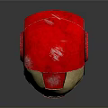 Advanced Iron Man Weapon Helmet With Red And Gold Design And Blue Luminous Eyes