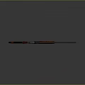 Classic Shotgun With Wooden Stock Black Barrel And Polished Metal Components