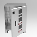 Industrial control box electric control box 1056 3d model