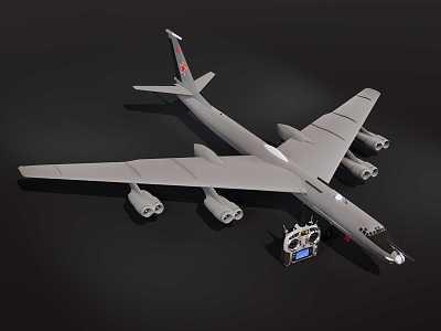 Figure 95 Strategic Bomber 3d model