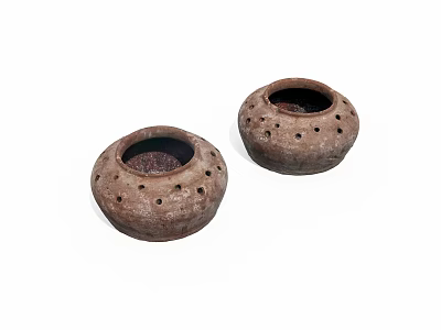 Old incense burner old objects 3d model