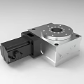 Industrial Precision Rotary Table Mechanical Equipment With Metal Structure And Black Motor Component