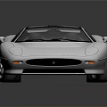 Modern White Sports Car With Streamlined Design Reflective Surface Wheels And Body Lines