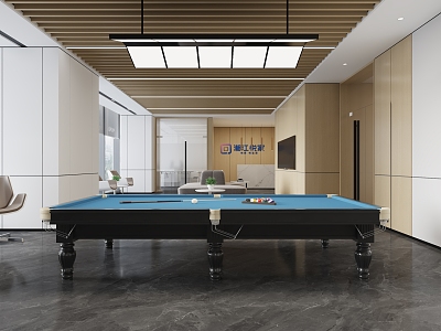 Modern Billiard Room Lounge model