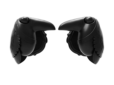 Stylish Black Wall Lamps with Modern Symmetric Design for Home Interior Decor 3d model