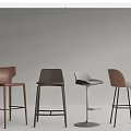 Modern Bar Stools Collection With Leather Seats And Metal Wooden Bases For Home Kitchens