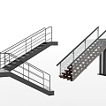 Modern Stairs 3d model