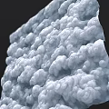Scenic View of Fluffy White Clouds Covering Sky in Dense Formation