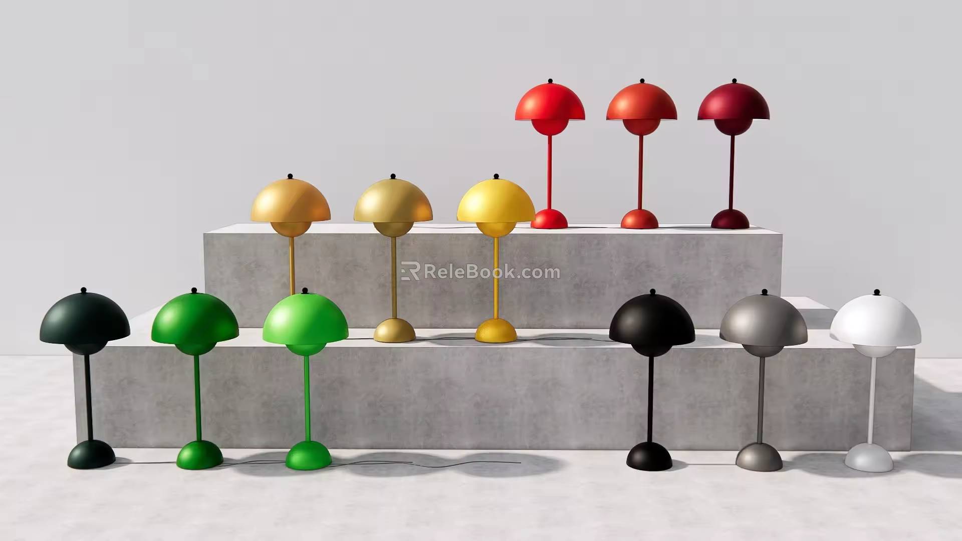 Minimalist Table Lamp Nordic Style Table Lamp Simple Table Lamp Combination Desktop Table Lamp 3d model