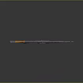 Submachine Gun With Wooden Stock Metal Barrel Magazine And Reflective Dark Background