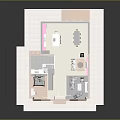 Modern Industrial House Interior Layout Featuring Dining Living Bedroom Staircase Windows And Brick Walls