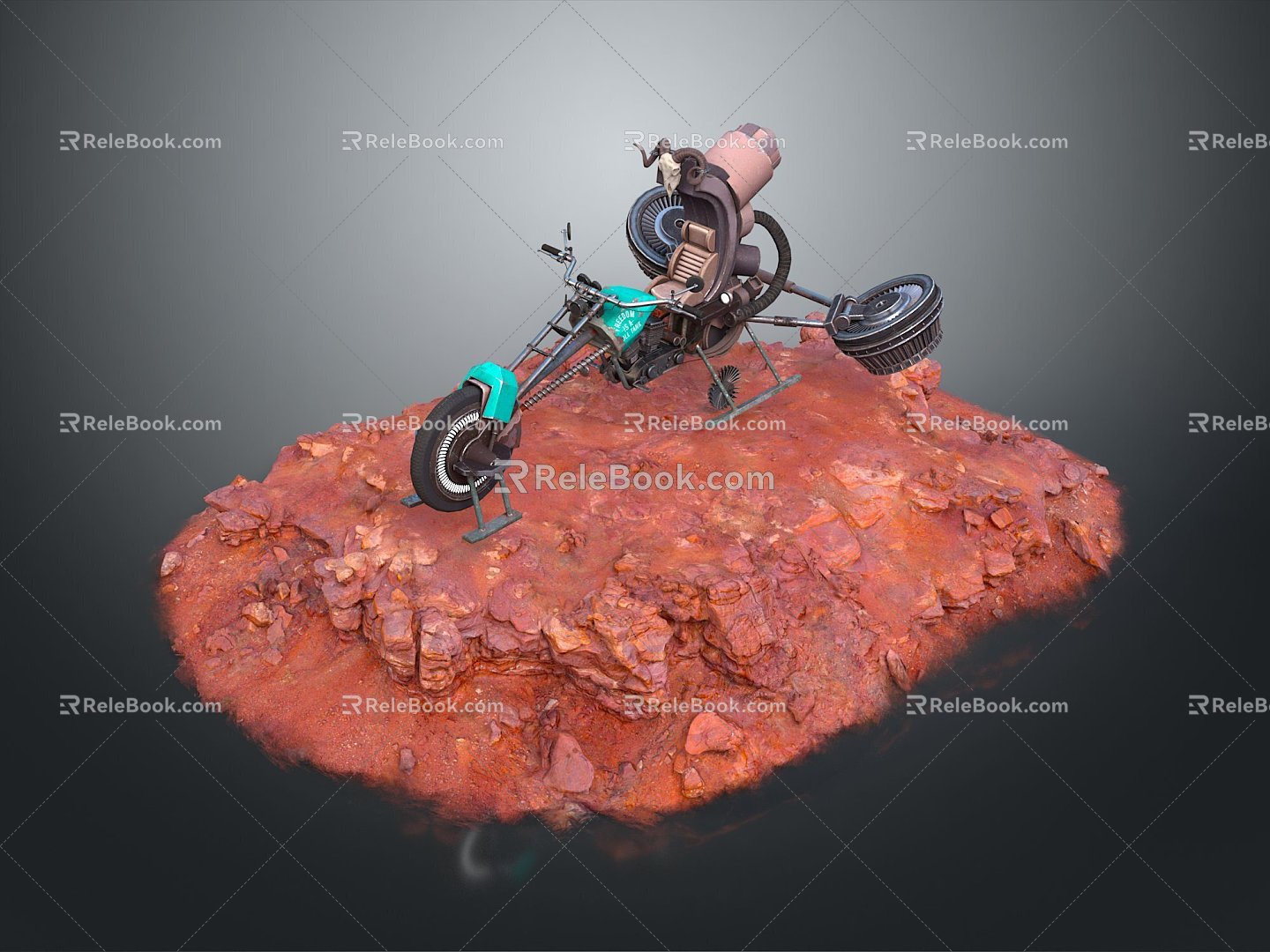 Jet Motorcycle Sci-Fi Motorcycle Concept Motorcycle Flying Car Space Flying Car Space Motorcycle 3d model