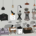 Modern Stylish Bedside Tables With Lamps Plants And Decorative Storage Solutions