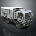 White Armored TYRO Military Tank Featuring Heavy Duty Wheels And Windows