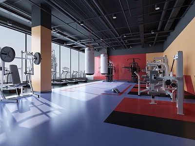 Modern Gym 3d model