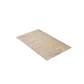 Vintage Square Rug With Distressed Beige Texture For Living Room Decor