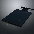 High Precision Professional Graphics Drawing Tablet With Black Stylus Pen And Smooth Work Surface 3d model