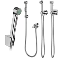 Modern Chrome Bathroom And Kitchen Faucet Designs With Handheld Sprayer Wall Mounted Taps