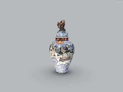 Chinese pottery jar model