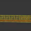 Decorative Wooden Railing With Hollow Carved Pattern For Home Daily Life Product
