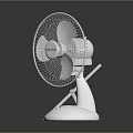 Solar Panel Powered Computer Cooling Fan With Efficient Energy Saving Design For PC 3d model