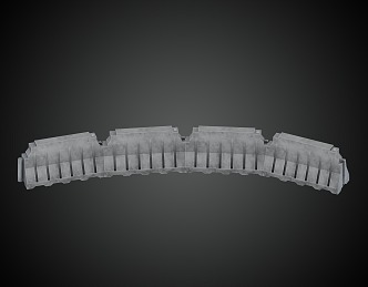 Modern Barricades 3d model