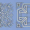 Intricate Carved Patterns With Scrolls Floral Motifs And Geometric Designs