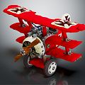 Modern bomber vintage aircraft World War II aircraft 3d model